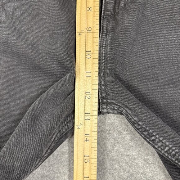 Rag & Bone Jeans Womens 29 Black Denim Baggy Wide Leg Grunge Hip Hop Goth - Picture 3 of 16